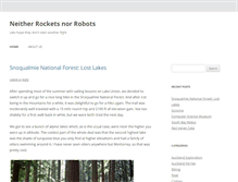 Tablet Screenshot of neitherrocketsnorrobots.com